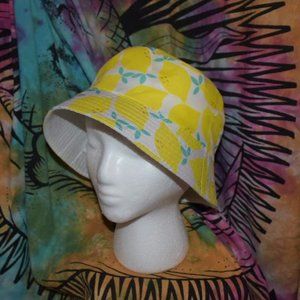 🧡4 for $20 Light Lemon Cap Bucket Hat Gardening Sun Summer Beach